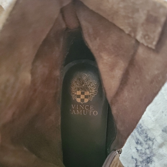 NWOT Franco Sarto Gianella Leather Suede Ankle Boots with heels Size 10. - Picture 8 of 9